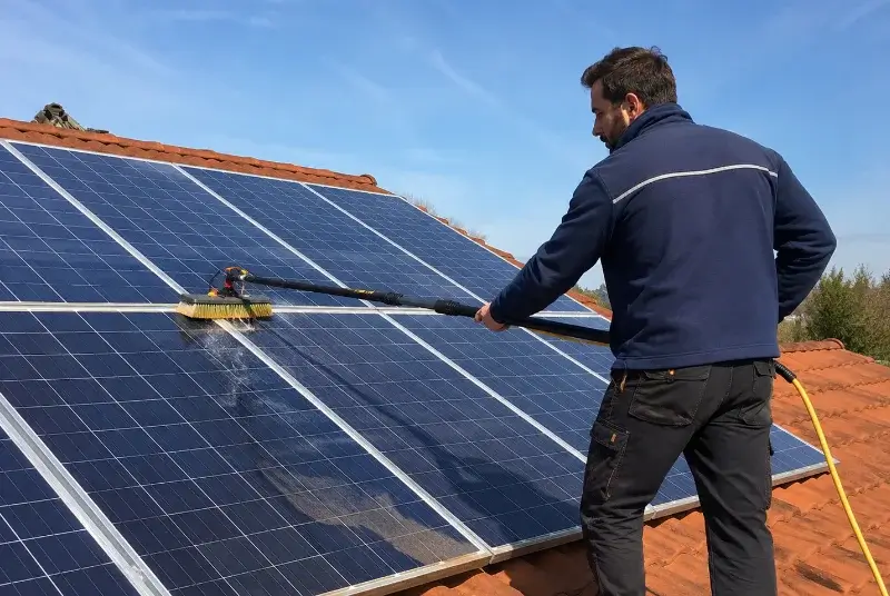 Nettoyage et entretien de panneaux solaires à Maransin